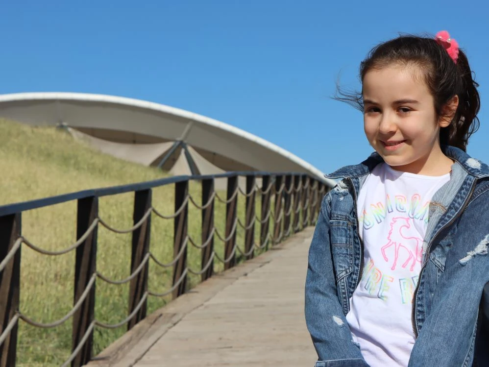 Japonya’da dereceye giren Lara, hayali olan Göbeklitepe’yi gezdi