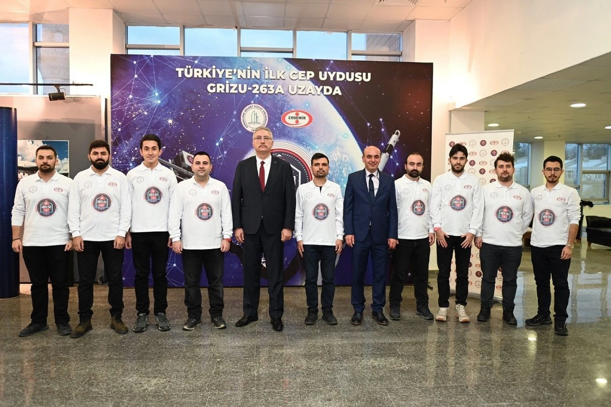 Türkiye'nin ilk cep uydusu Grizu-263A, uzaydaki görevine başladı