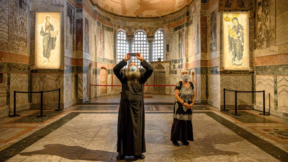 Kariye Camii'nde 75 yıl sonra ilk namaz