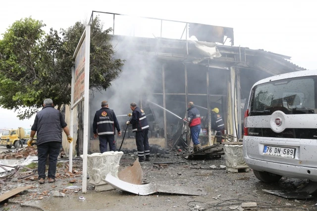 Iğdır’da tüp dükkanında patlama