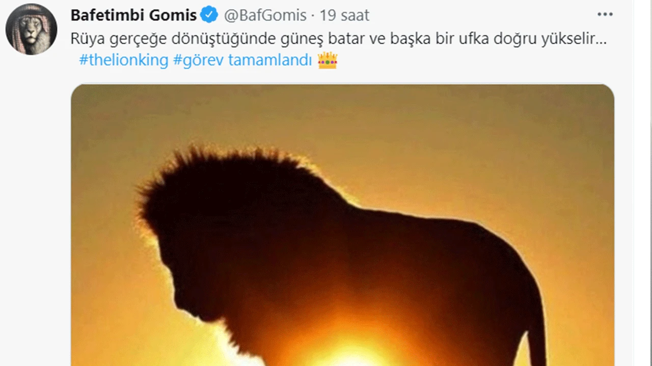 Fenerbahçe ve Galatasaray karşı karşıya geldi! Batefimbi Gomis'ten Galatasaray taraftarını heyecanlandıran paylaşım