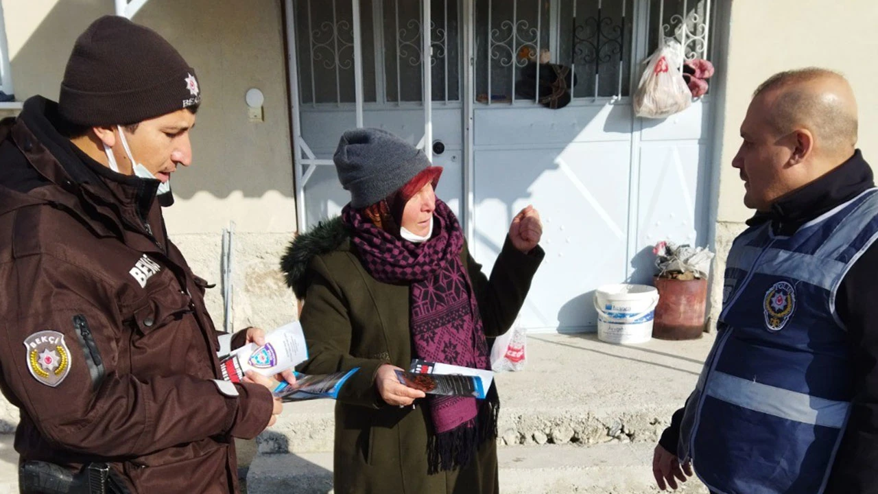Konya'da kış ayında soba zehirlenmelerine karşı polis ve zabıtadan uyarı