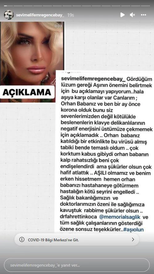 Orhan Gencebay koronavirüse yakalandı! Sevim Emre sağlık durumunu paylaştı