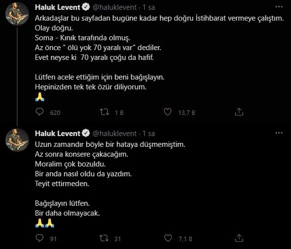 Haluk Levent özür diledi! Twitter’a ara verdiğini açıkladı