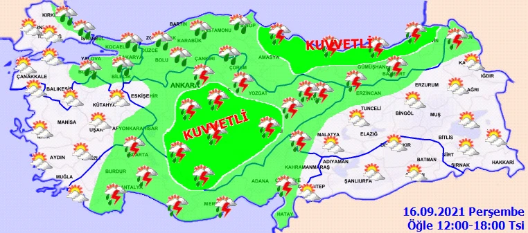Meteoroloji'den 25 ilde sağanak uyarısı: Öğle saatlerinde etkisini artıracak