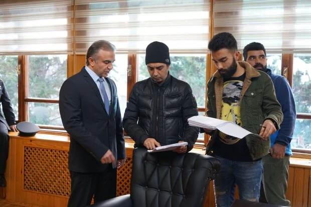 Nöbet dizisinin çekimleri Antalya'da başladı, Necati Şaşmaz da sette