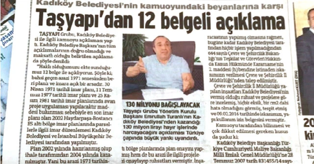 Sözcü, rüşveti  kitabına uydurdu