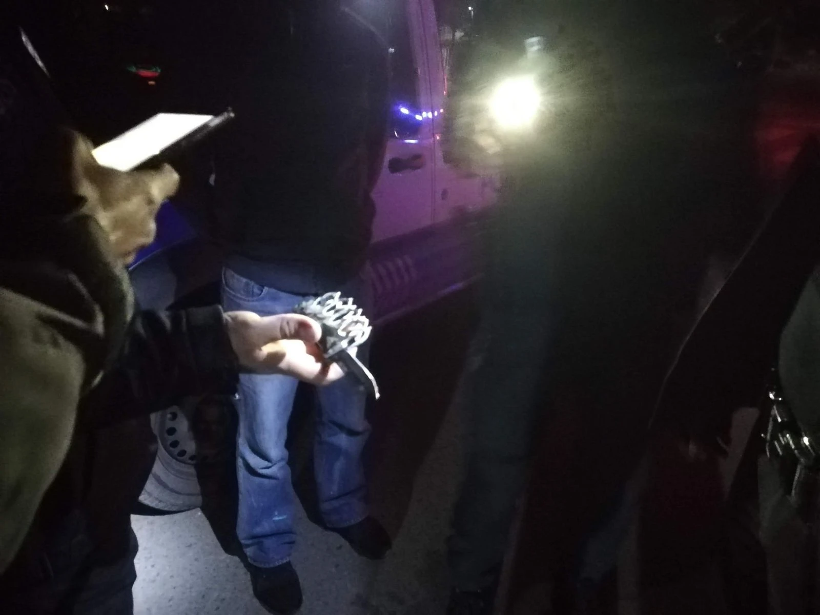 Polisten kaçarken kaza yaptılar