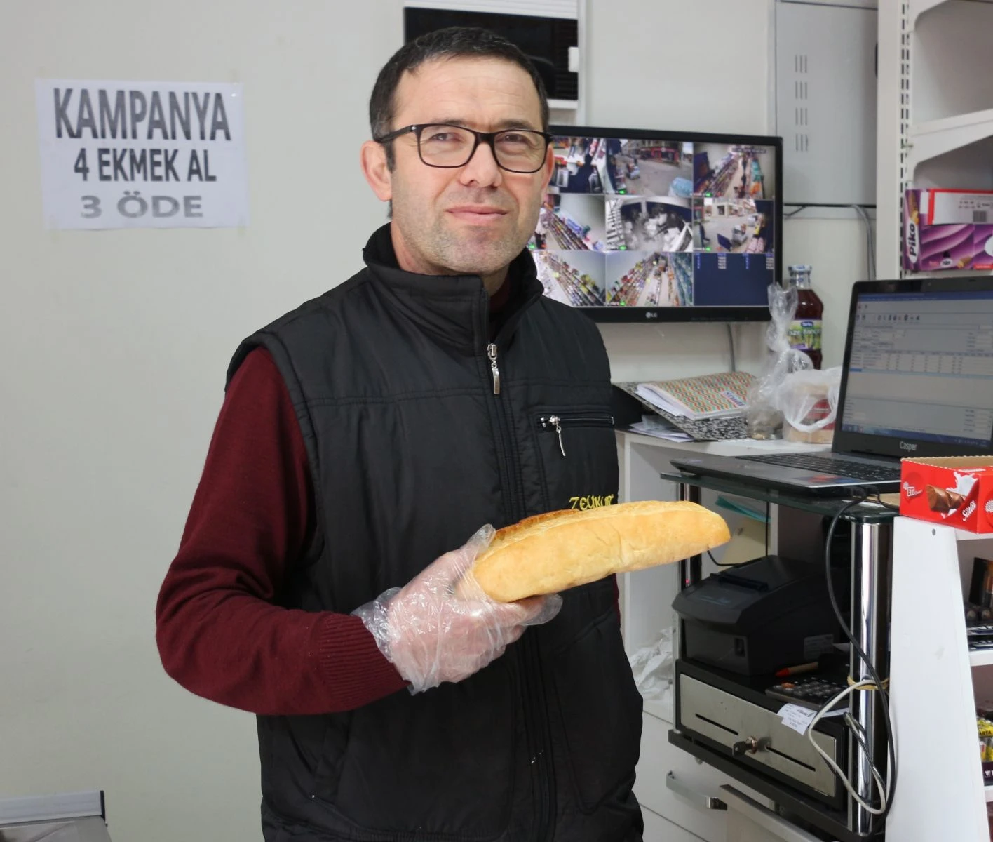 Bu markette ekmeği 75 kuruşa almak mümkün