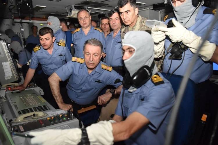 Hulusi Akar Denizkurdu-2017 tatbikatına katıldı