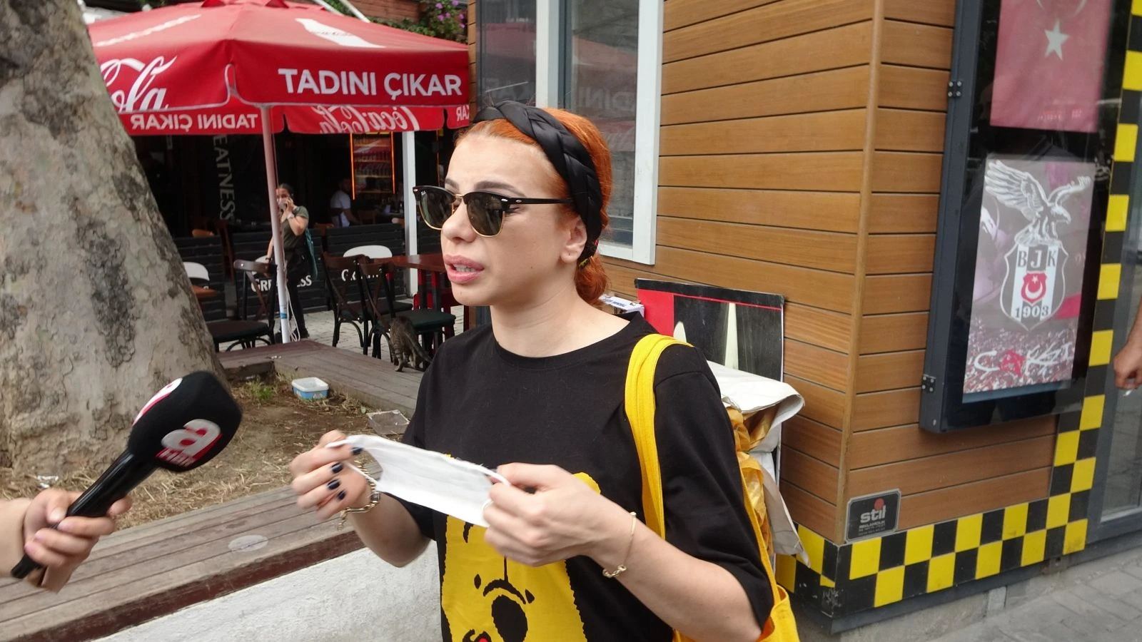 Maske takmayan kadından çok ilginç savunma!