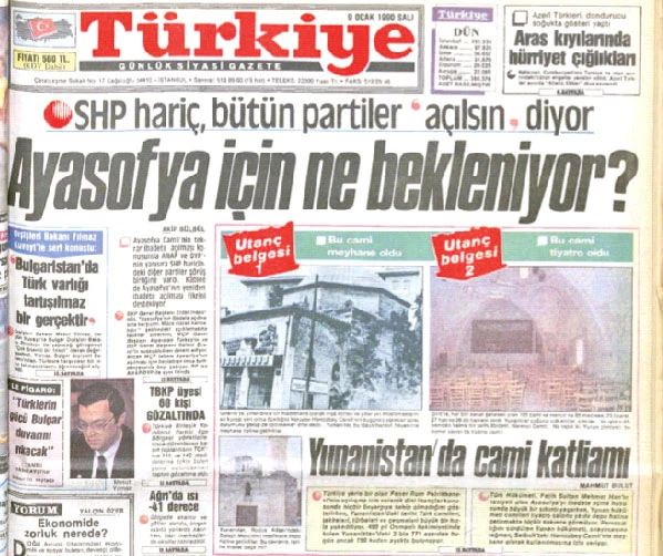 Gözün aydın Türkiye'm