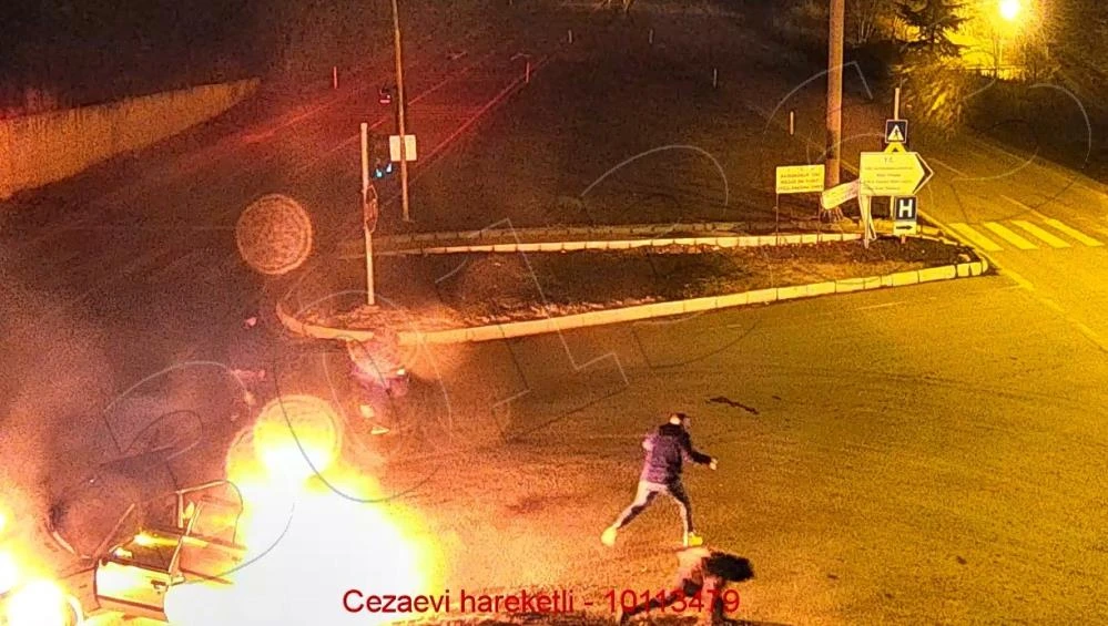 Bir anda alev topuna döndü, faciadan dönüldü