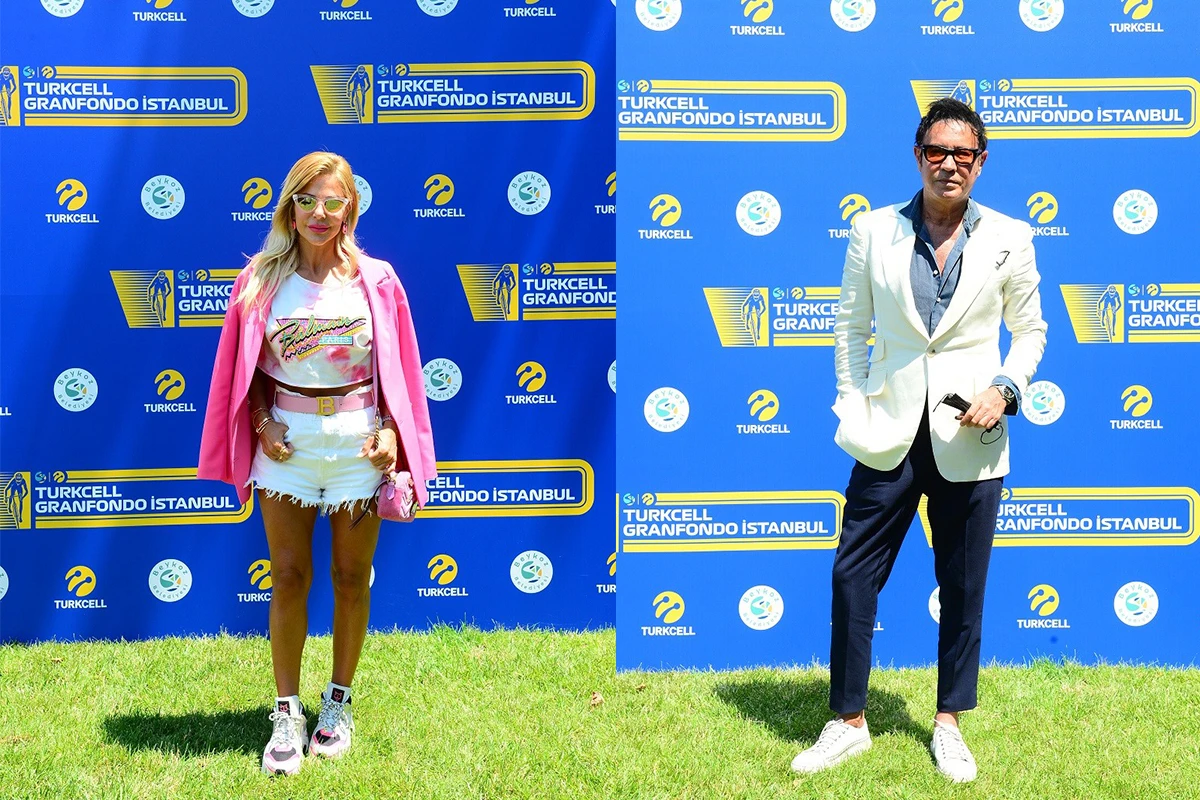 Bisikletsever ünlü isimler Turkcell GranFondo İstanbul'da buluştu