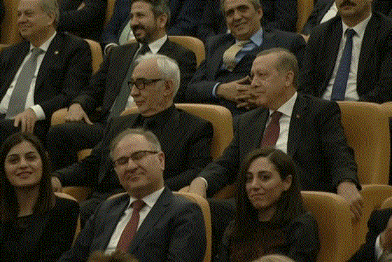 Şener Şen Beştepe'deki ödül töreninde konuştu