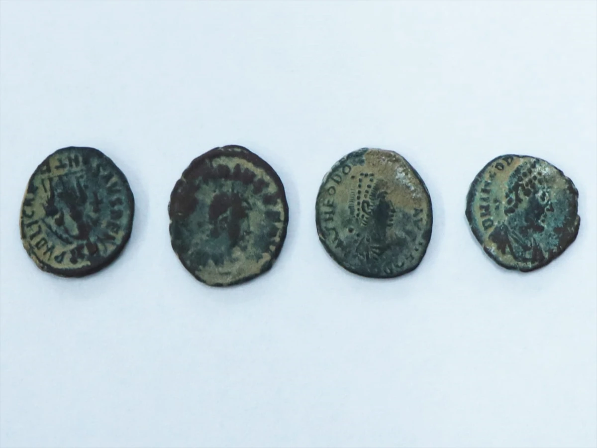 Diyarbakır'da Roma dönemine ait 180 sikke ele geçirildi