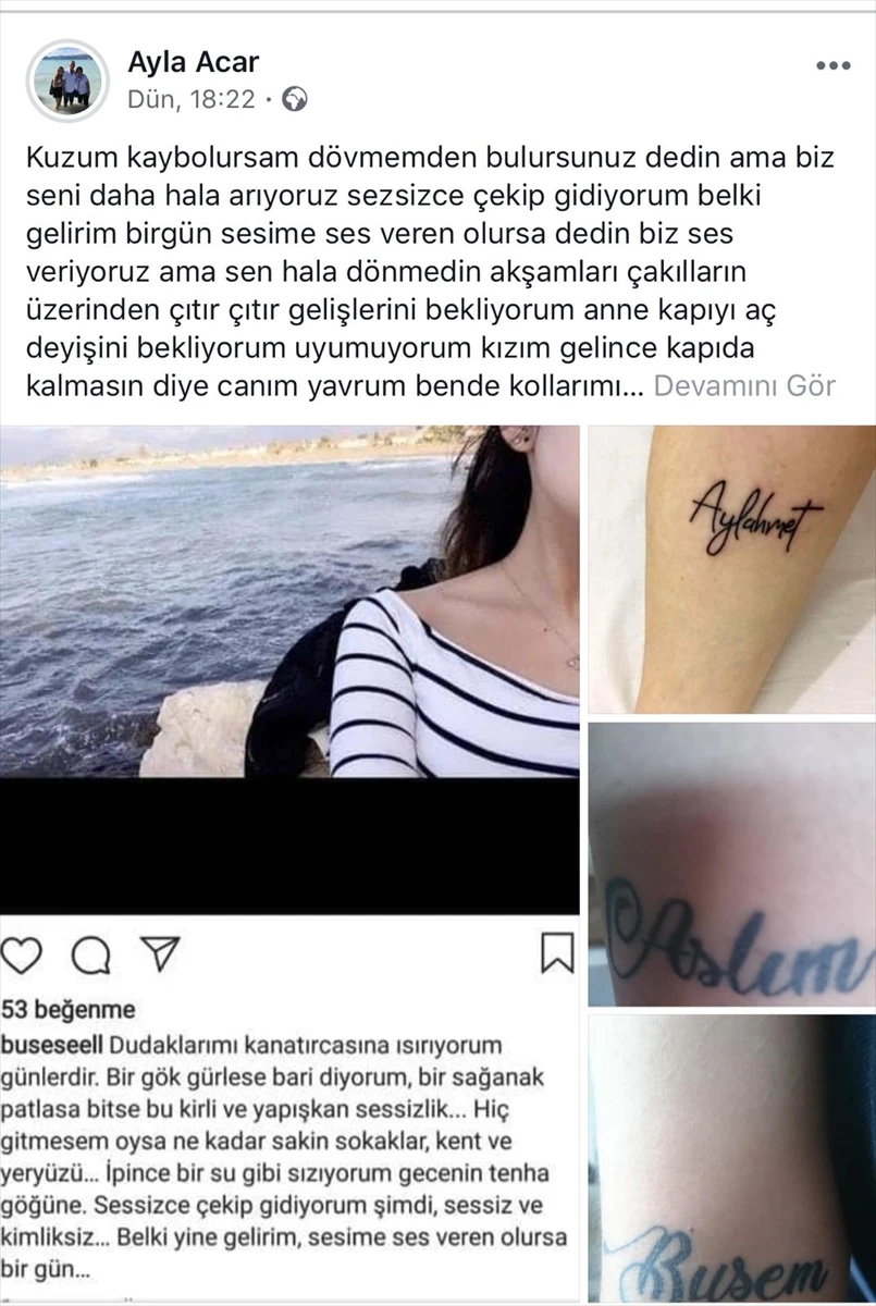 Buse Acar'ın annesinden duygulandıran paylaşım