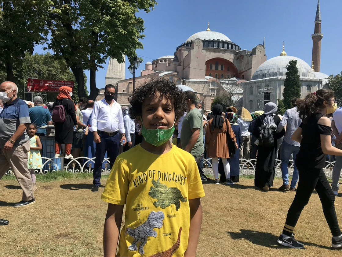 Ayasofya-i Kebir Cami-i Şerifi'ne Kurban Bayramı'nın 3. gününde de ilgi büyük