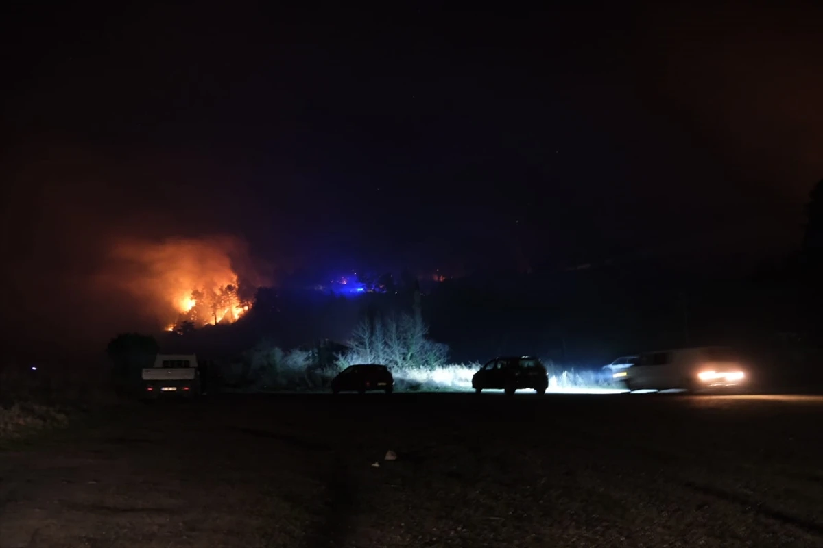 Kastamonu'da orman yangını mahalleye sıçradı