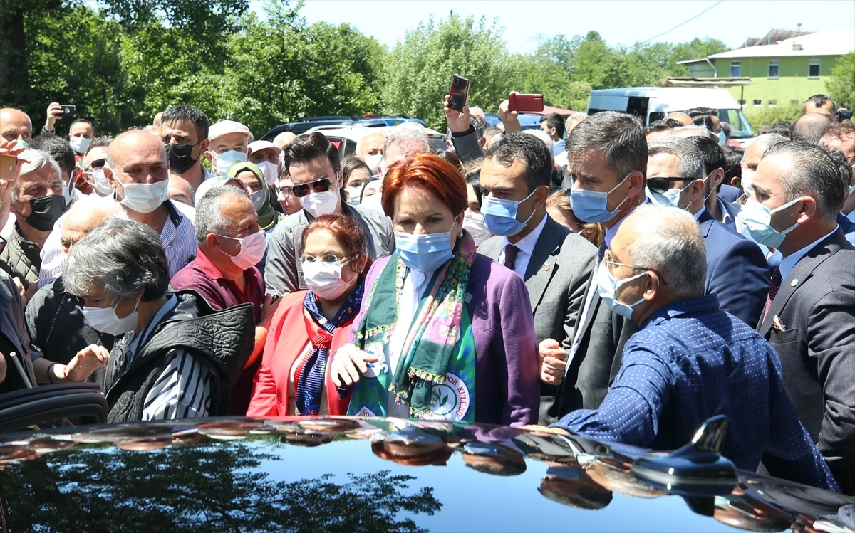 Rize'de Akşener’e CHP-PKK tepkisi