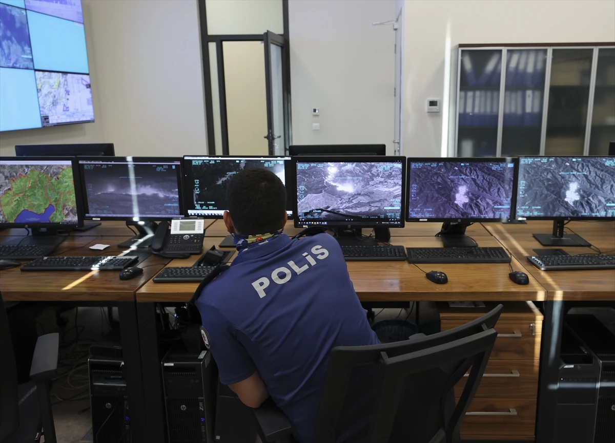 Orman yangınlarıyla mücadeleye İHA'lı destek