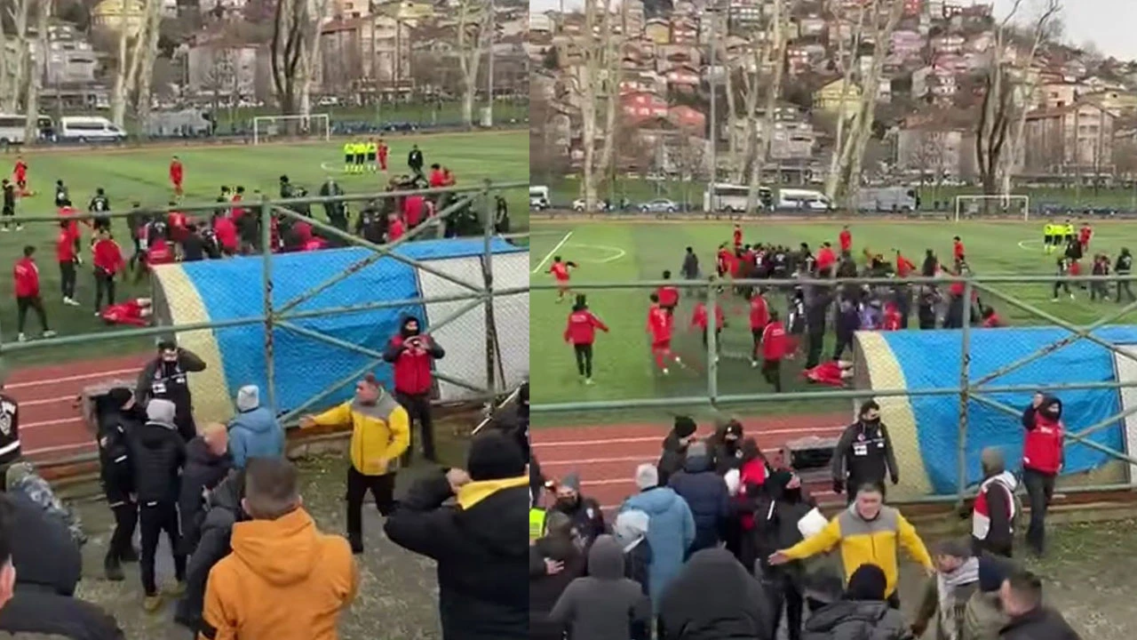 Süper Amatör Lig maçında ortalık karıştı! 4 futbolcu yaralandı