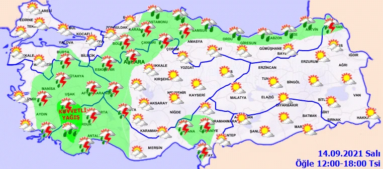 Meteoroloji'den sağanak uyarısı: Hafta sonuna kadar sürecek