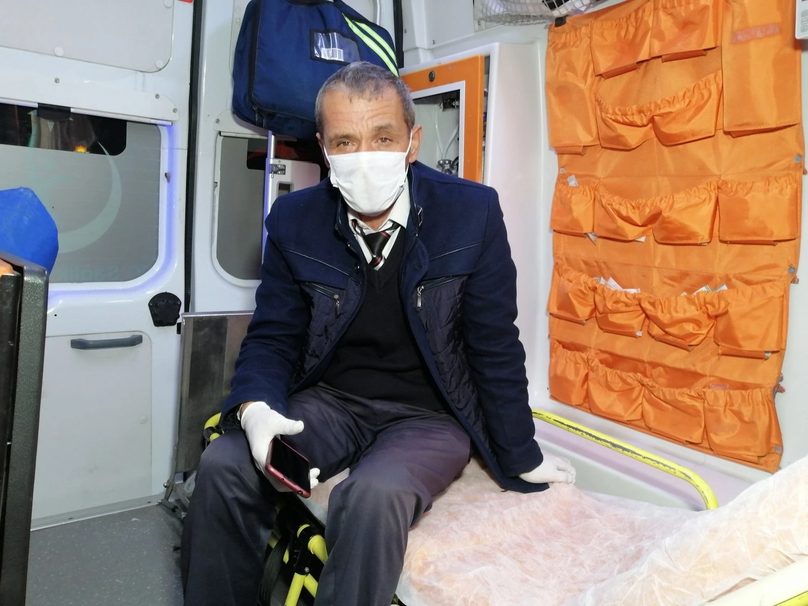 Karantinada olması gereken otobüs şoförü seferde yakalandı