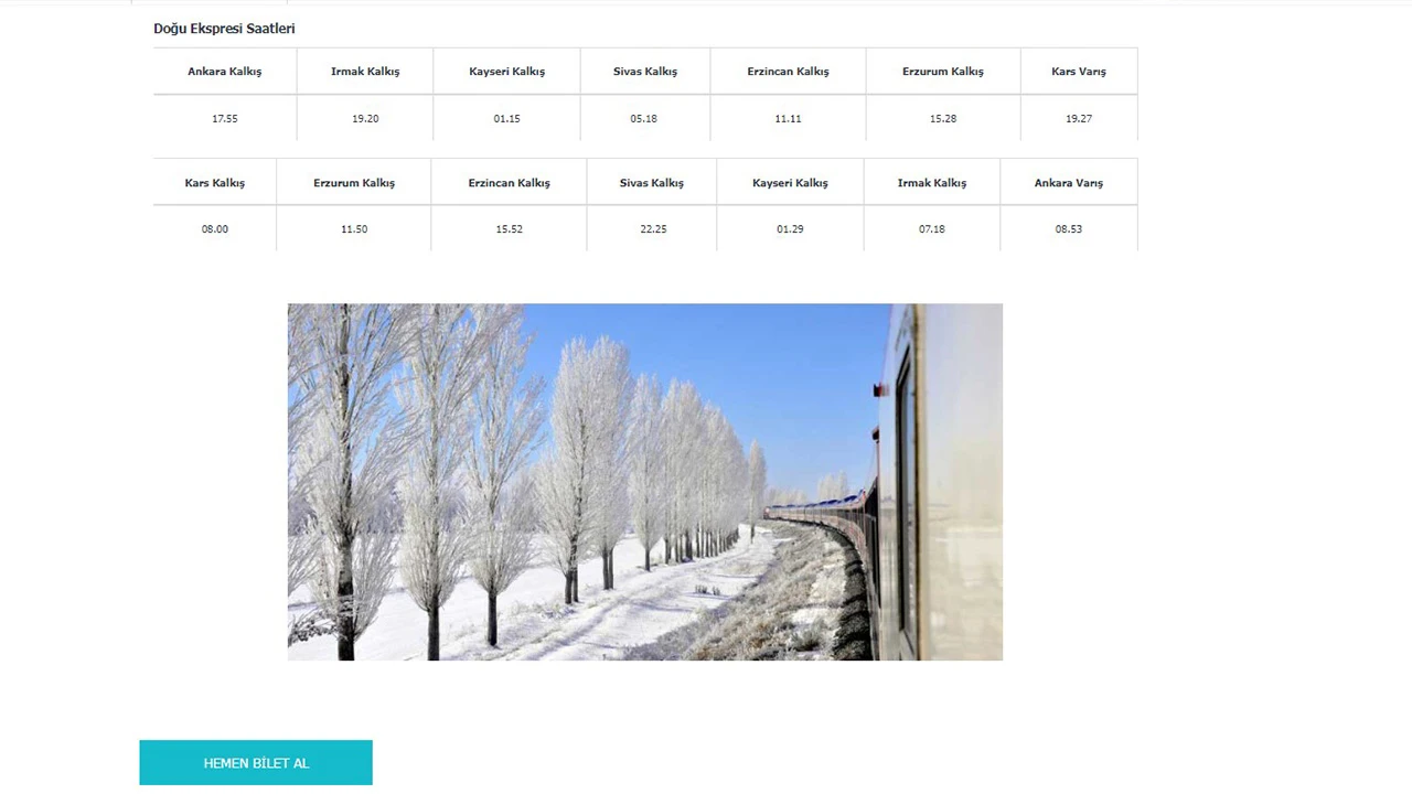 Doğu Ekspresi bilet fiyatları ne kadar, nasıl alınır? Turistik Doğu Ekspresi 15 Aralık'ta başlıyor!