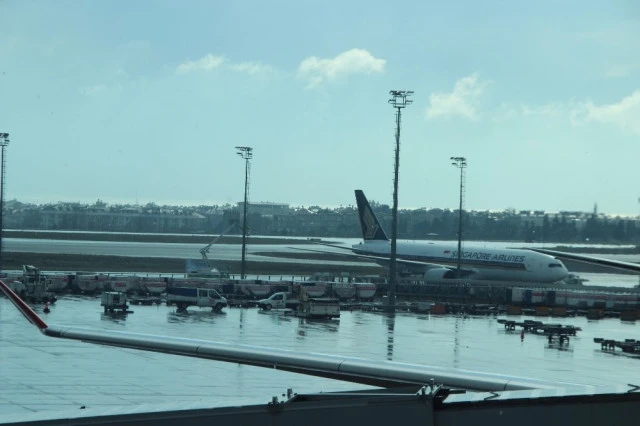 Atatürk Havalimanı’nda ilginç kar manzaraları