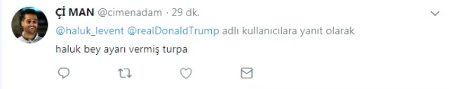 Haluk Levent'ten Trump'a cevap