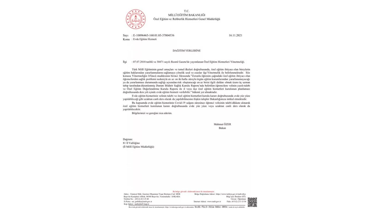 Milli Eğitim Bakanlığı'ndan "uzaktan eğitim" kararı! Evde (uzaktan) eğitim hizmeti nedir, kimler faydalanabilir?