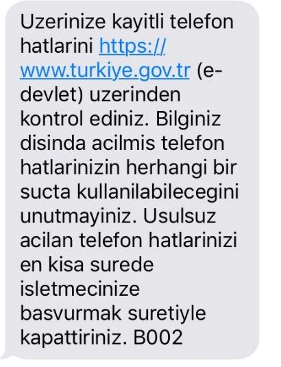 BTK'dan flaş uyarı! Mutlaka 'e-devlet'ten kontrol edin