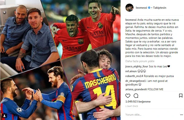 Messi'den Arda Turan mesajı...