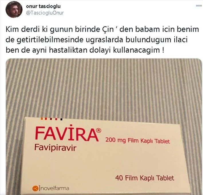 Prof. Dr. Cemil Taşçıoğlu'nun oğlu da virüse yakalandı
