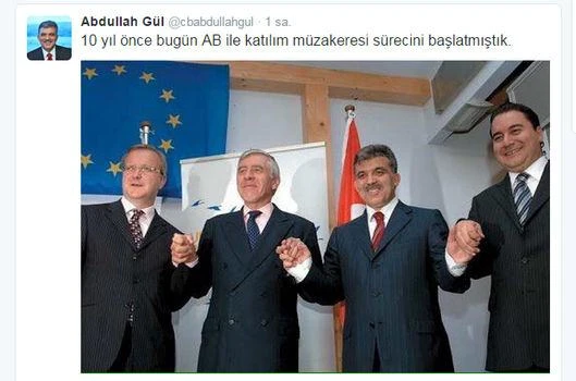 Abdullah Gül'den AB'ye üyelik süreci mesajı