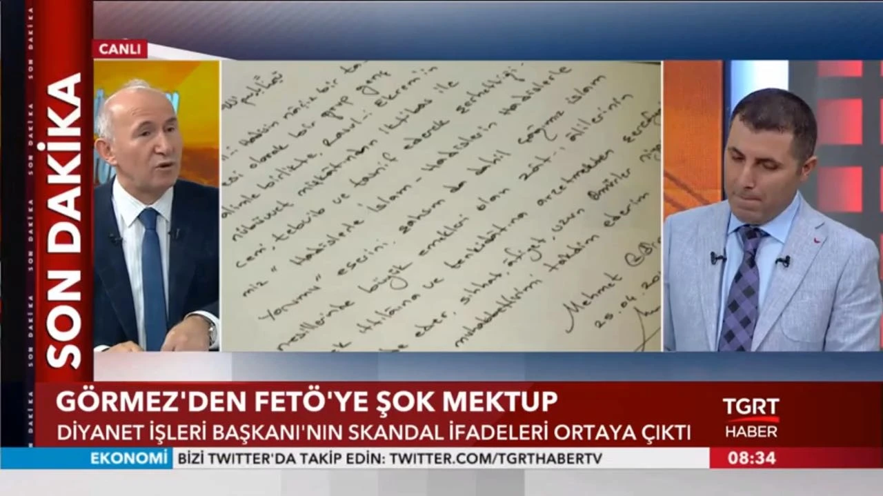 Diyanet İşleri Başkanı Görmez'den FETÖ'ye şok mektup!