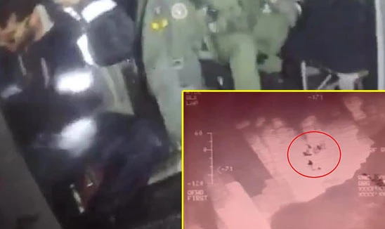 Balık tutarken kâbusu yaşadılar