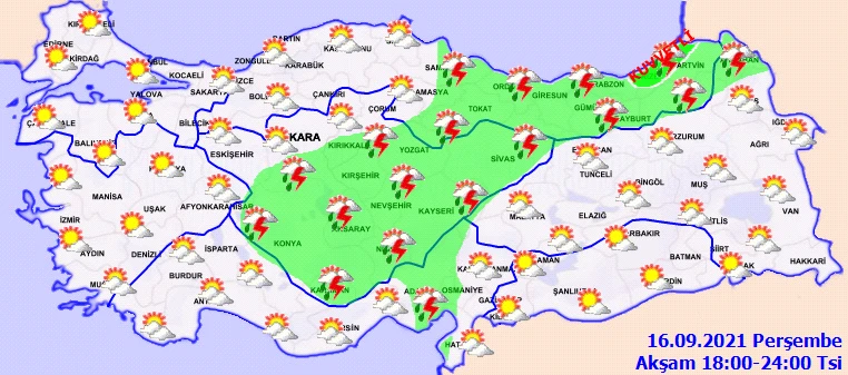 Meteoroloji'den 25 ilde sağanak uyarısı: Öğle saatlerinde etkisini artıracak