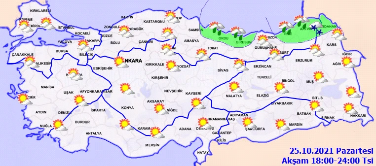 Sıcaklıklar 12 derece birden düşecek, kar kapıda! Meteoroloji il il uyardı (25 Ekim hava durumu)