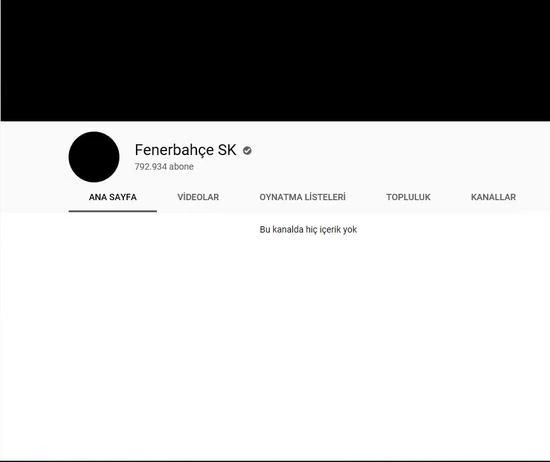 Fenerbahçe'den 4 Nisan protestosu! Bütün yayınlar durduruldu