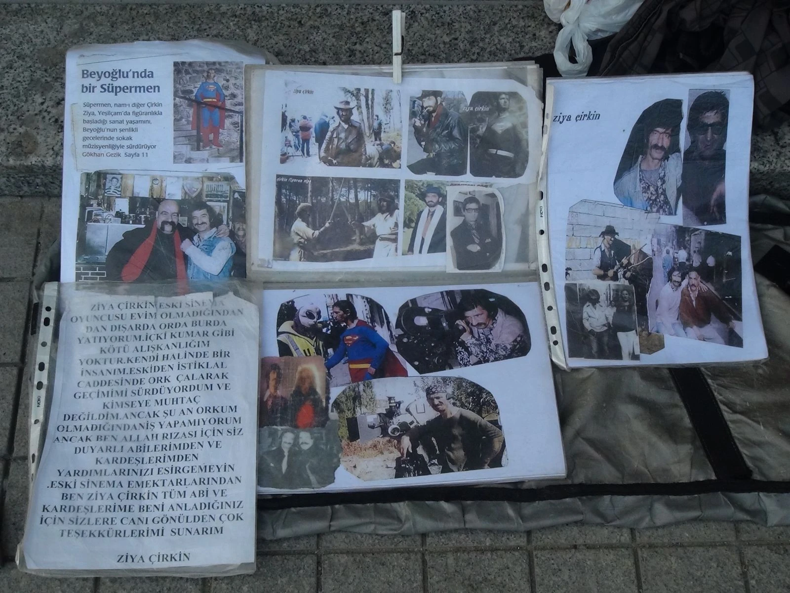 Yeşilçam'ın ‘Çirkin Ziya’sı Beyoğlu sokaklarında yaşam mücadelesi veriyor