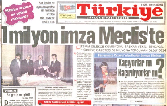 Gözün aydın Türkiye'm