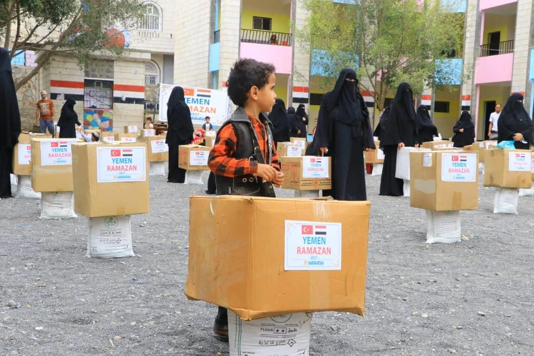 Türkiye’den Yemen’e Ramazan yardımı
