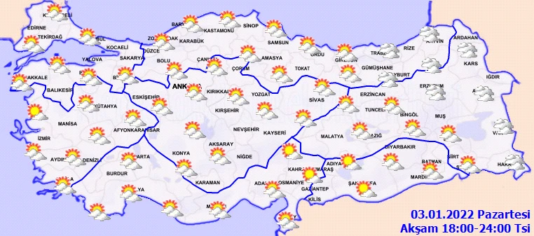 Meteoroloji'den kuvvetli yağış ve fırtına uyarısı! Doğuya kar batıya bahar geliyor