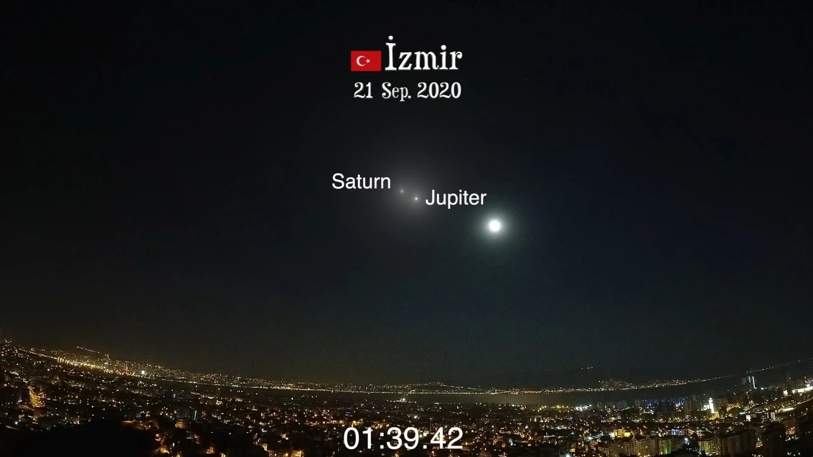 Jüpiter ile Satürn’ün büyük buluşması