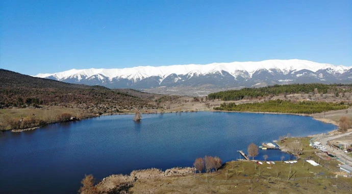 Bu manzarayı izlemek için şehir dışından geldiler
