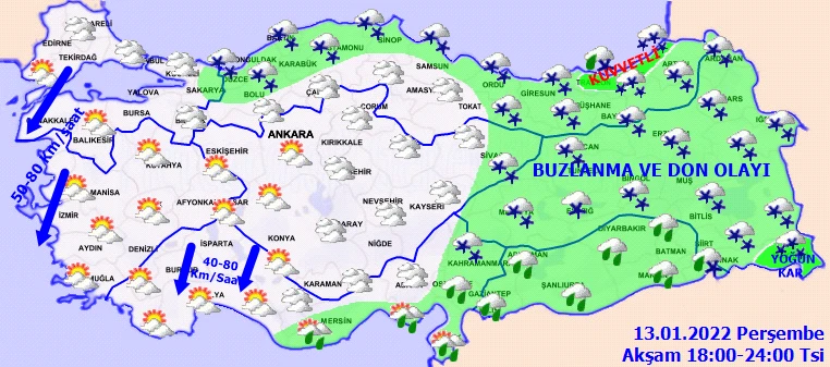 Kar yağışı ne kadar devam edecek? Meteoroloji'den açıklama geldi (13 Ocak hava durumu)