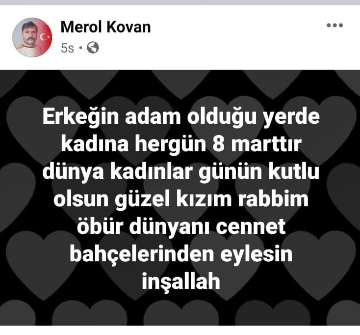 Kızı katledilen babanın paylaşımı yürekleri burktu