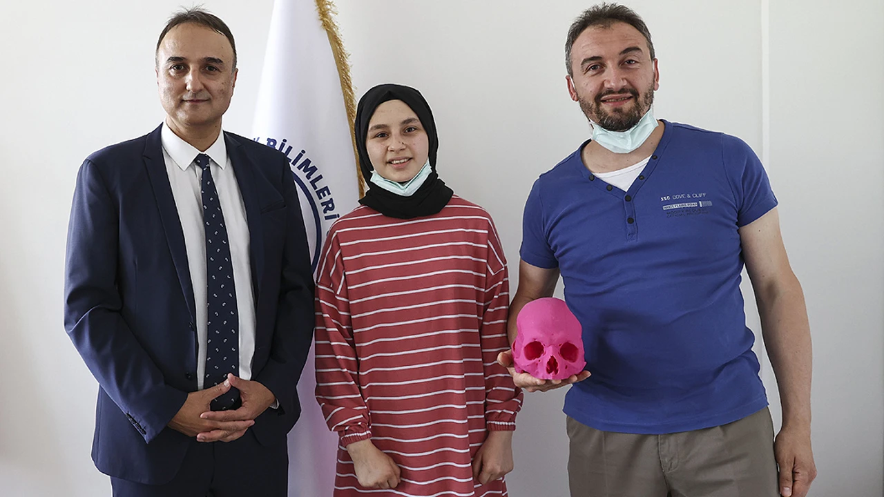 Yapay kafatası ile yeniden hayata gülümsedi